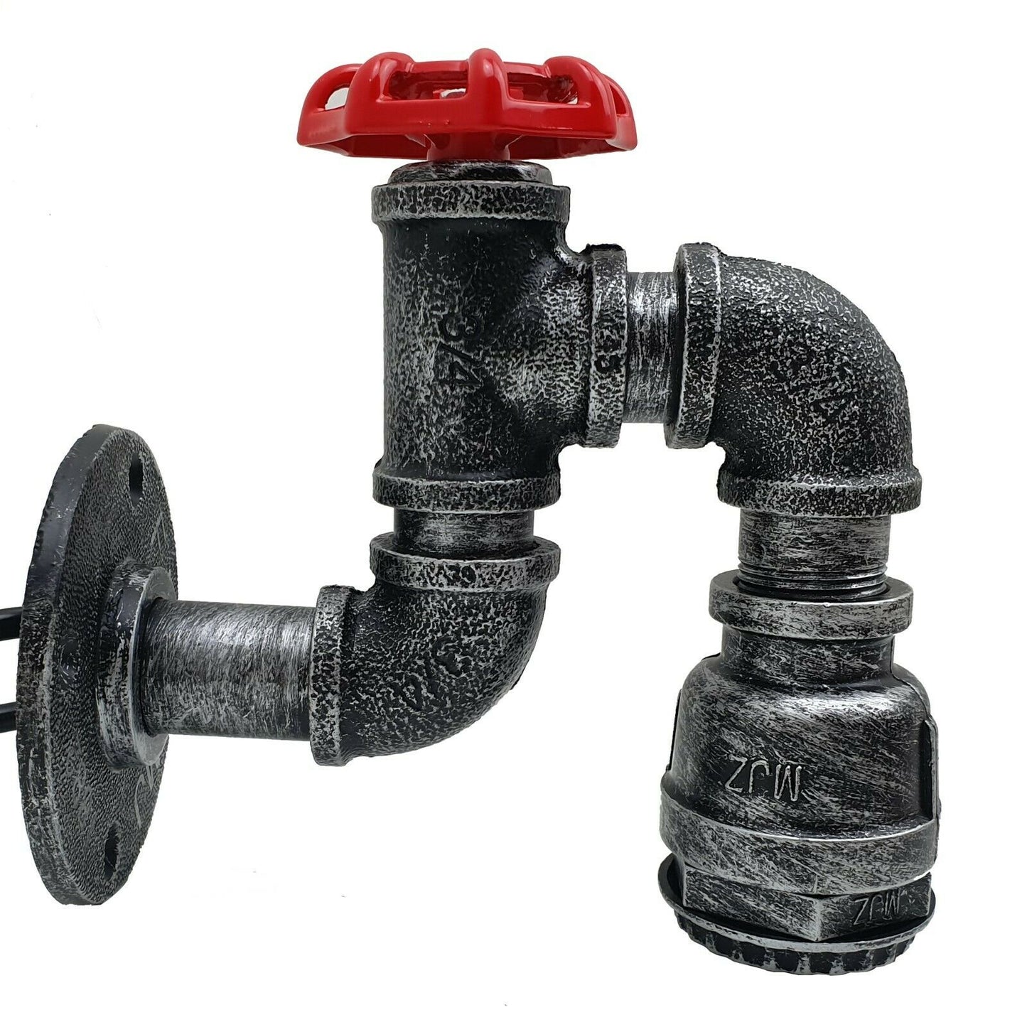 Retro Steampunk Pipe Wall Sconce Lamp~1587 