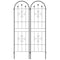 Outsunny Metal Trellis Set of 2, Garden Trellis for Climbing Plants Support Frames, Arrow Design