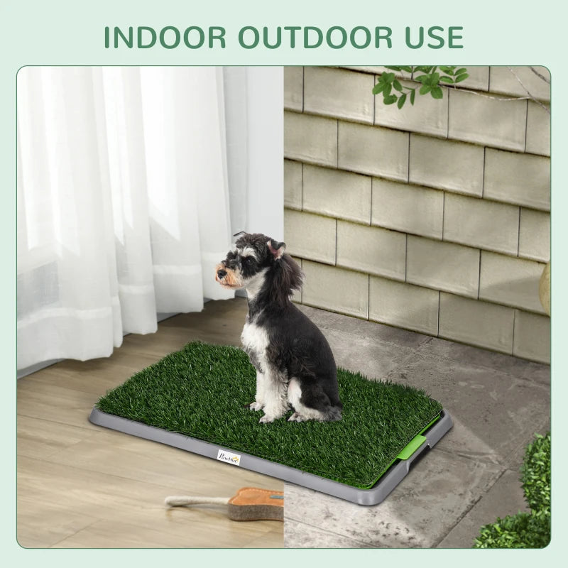 Artificial Grass Pee Pad for Dogs Potty Training, 26" x 16", Green