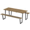 5.7 FT Outdoor Picnic Table with 2