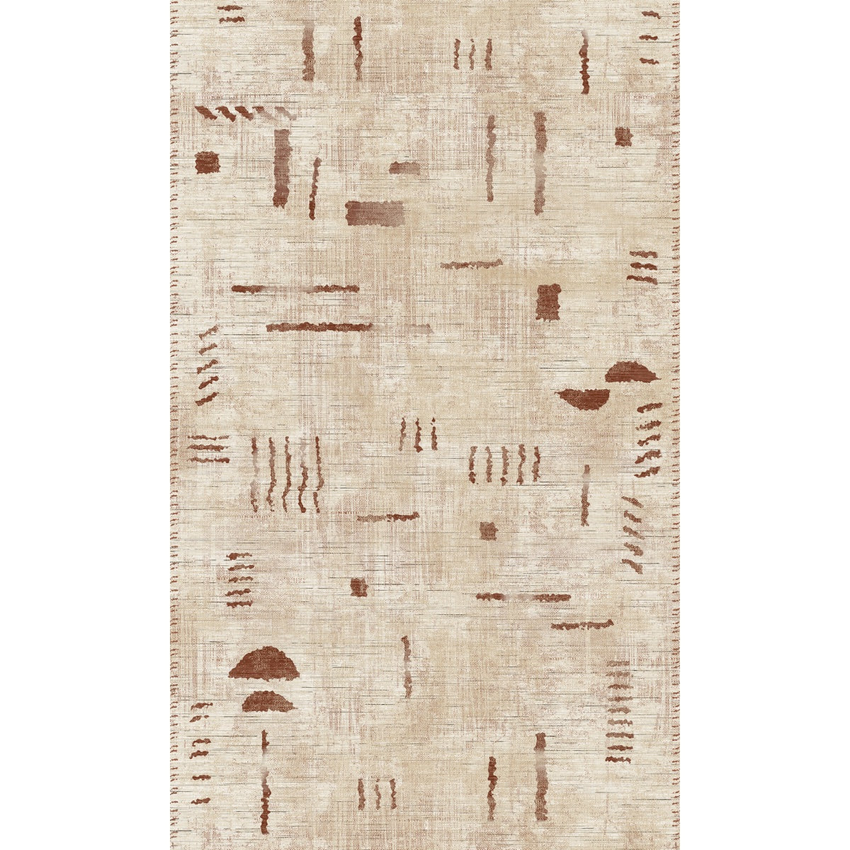Jama Natural Red Rug 