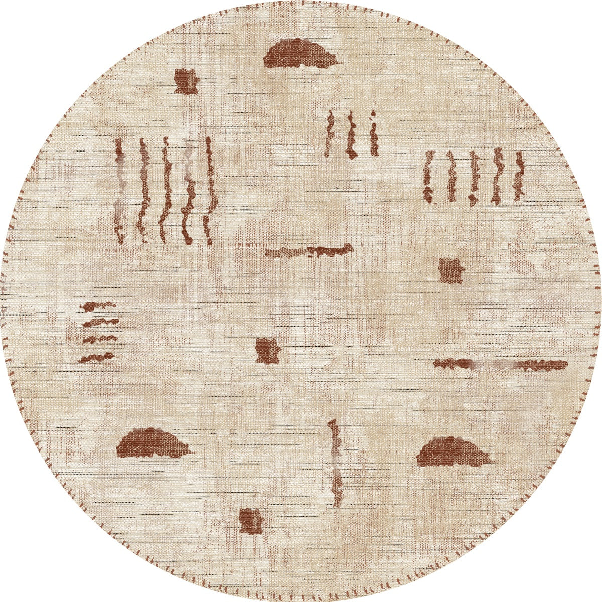 Jama Natural Red Rug 