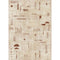 Jama Natural Red Rug – Modern Scandinavian Area Rug, Machine Washable or Premium Linen, Easy-Care, Stylish Red & Cream Design