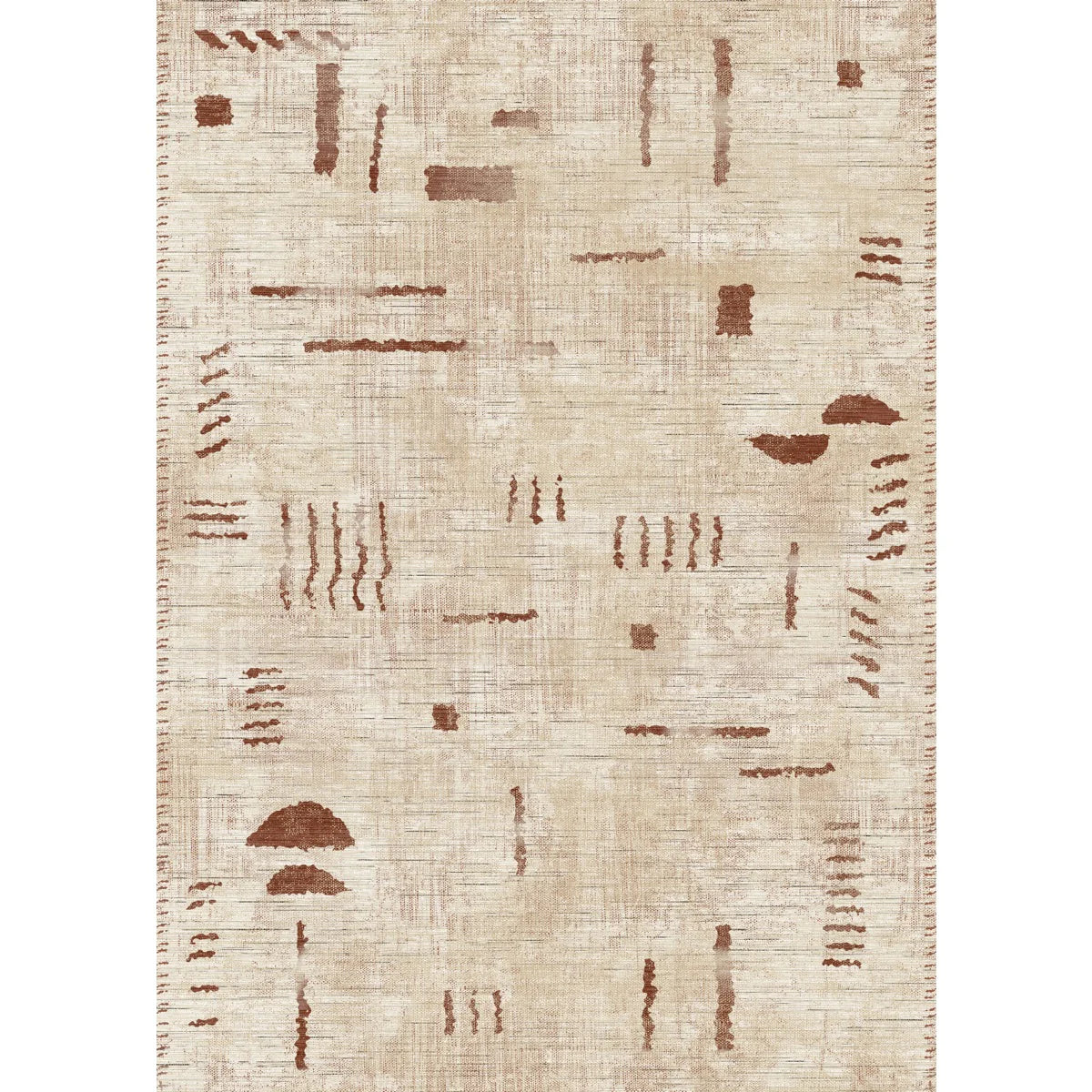 Jama Natural Red Rug 