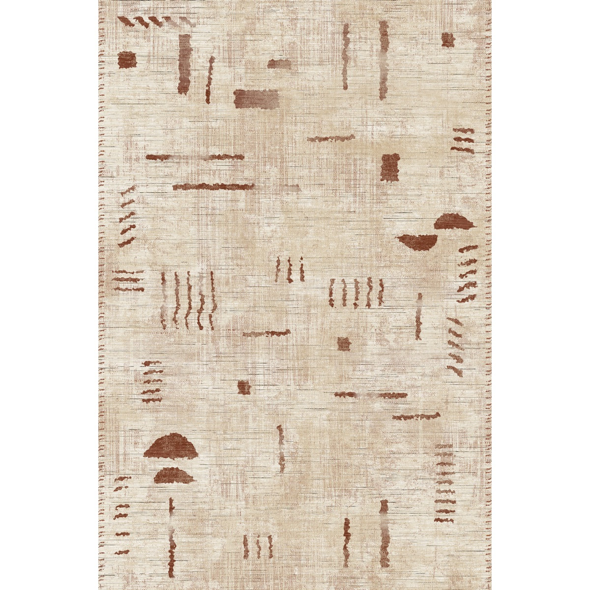Jama Natural Red Rug 