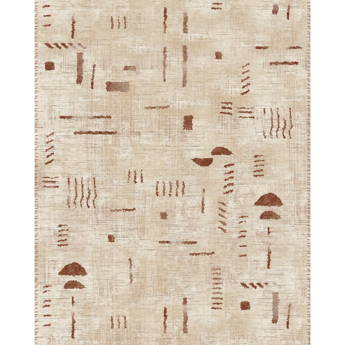 Jama Natural Red Rug 
