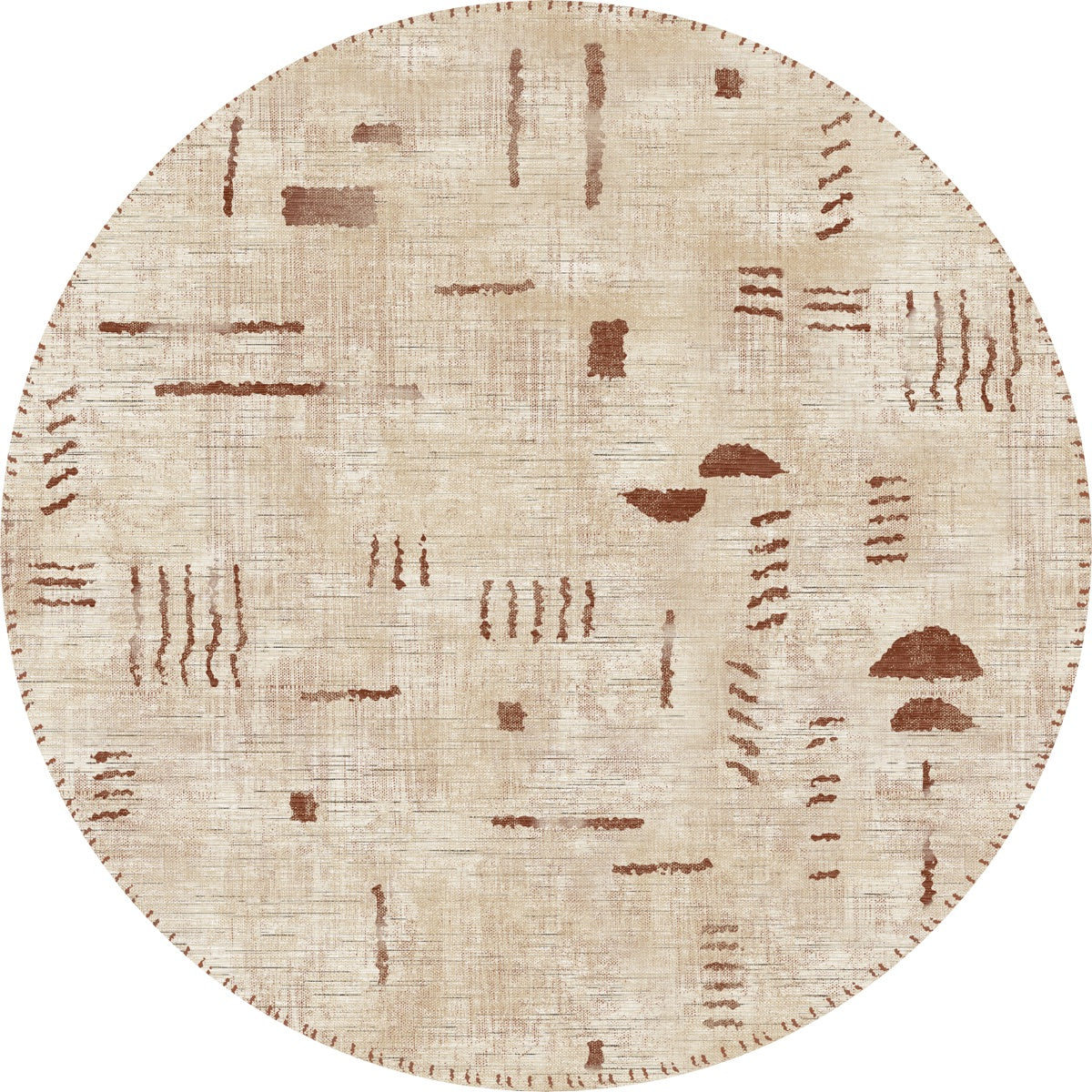 Jama Natural Red Rug 