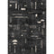 Jama Black Rug – Modern Scandinavian Area Rug, Machine Washable or Premium Linen, Easy-Care, Stylish Black & Cream Design for Any Room