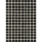 Caper Black Natural Checkered Rug | Modern Black & White Machine Washable or Linen Area Rug