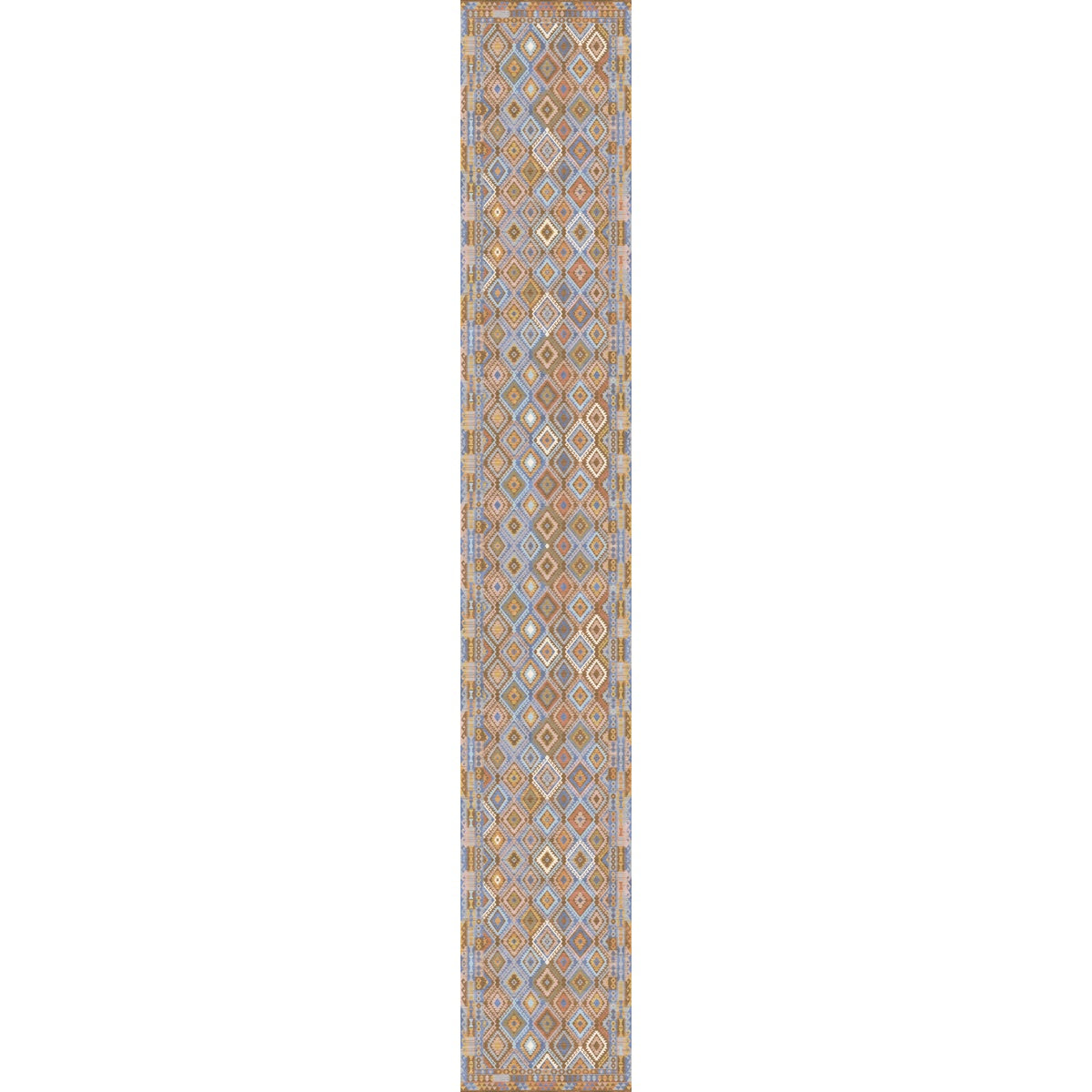 Assania Blue Brown Multi Rug 