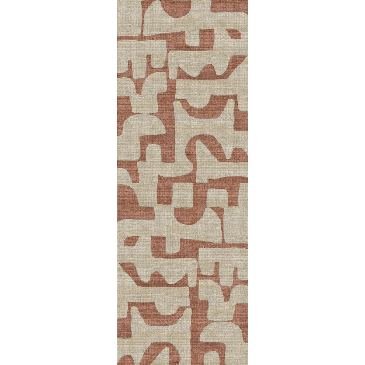 Puzla Orange Natural Rug 