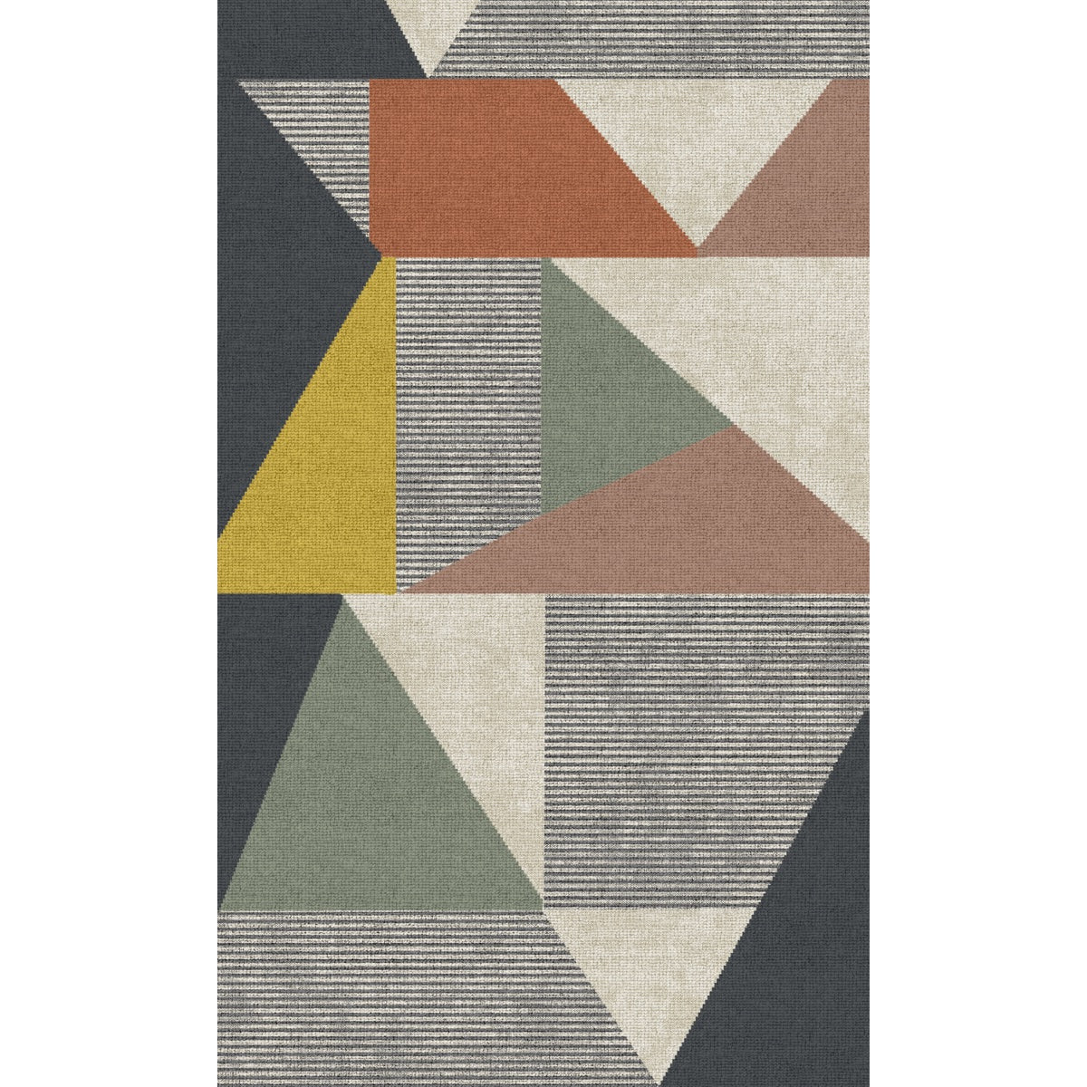 Mizza Grey Multicolor Rug 