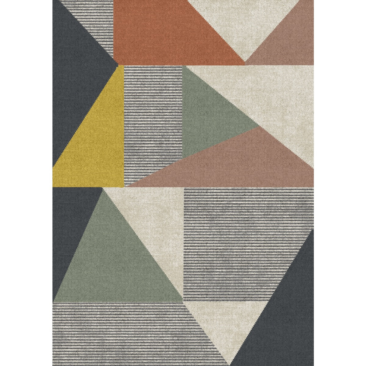 Mizza Grey Multicolor Rug 
