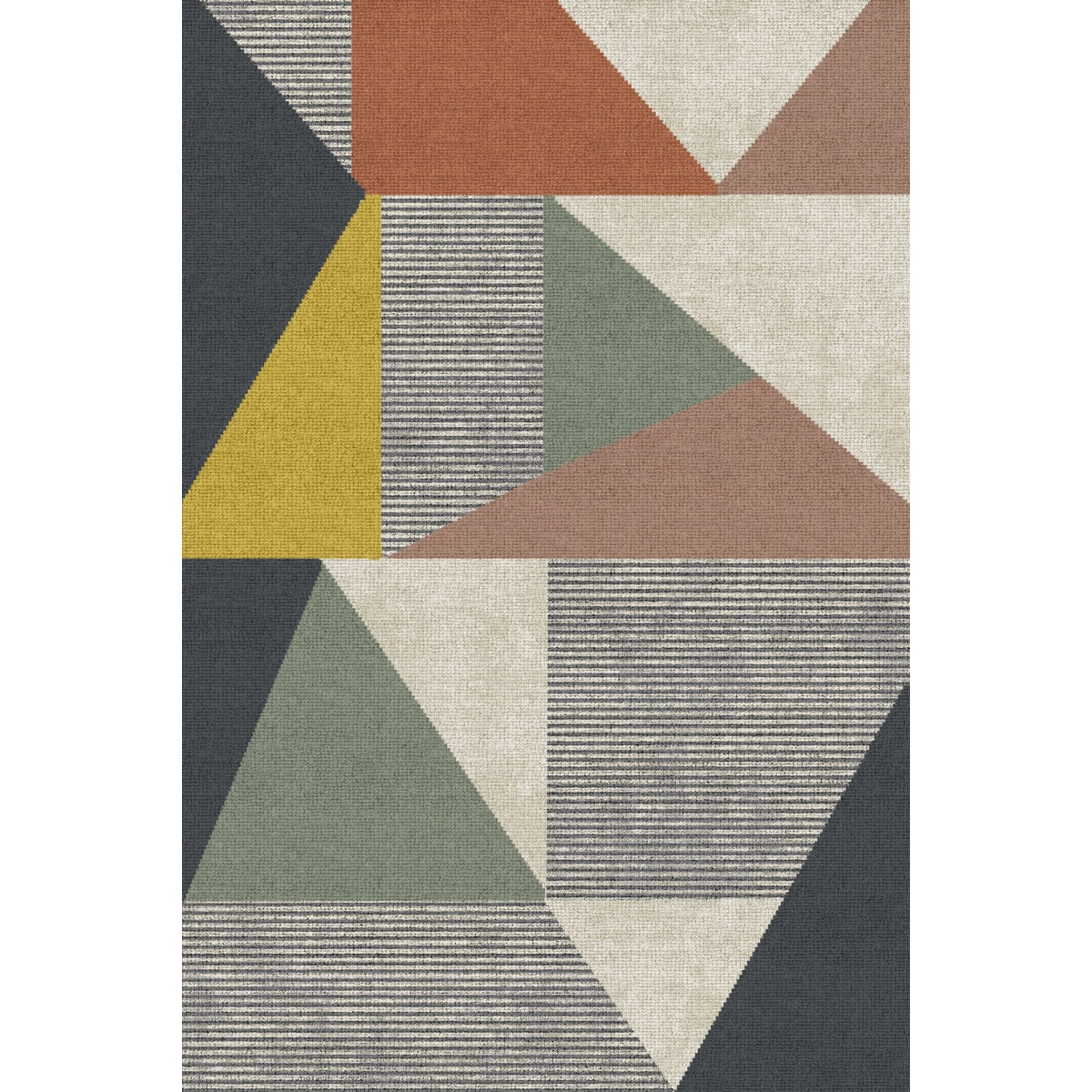 Mizza Grey Multicolor Rug 