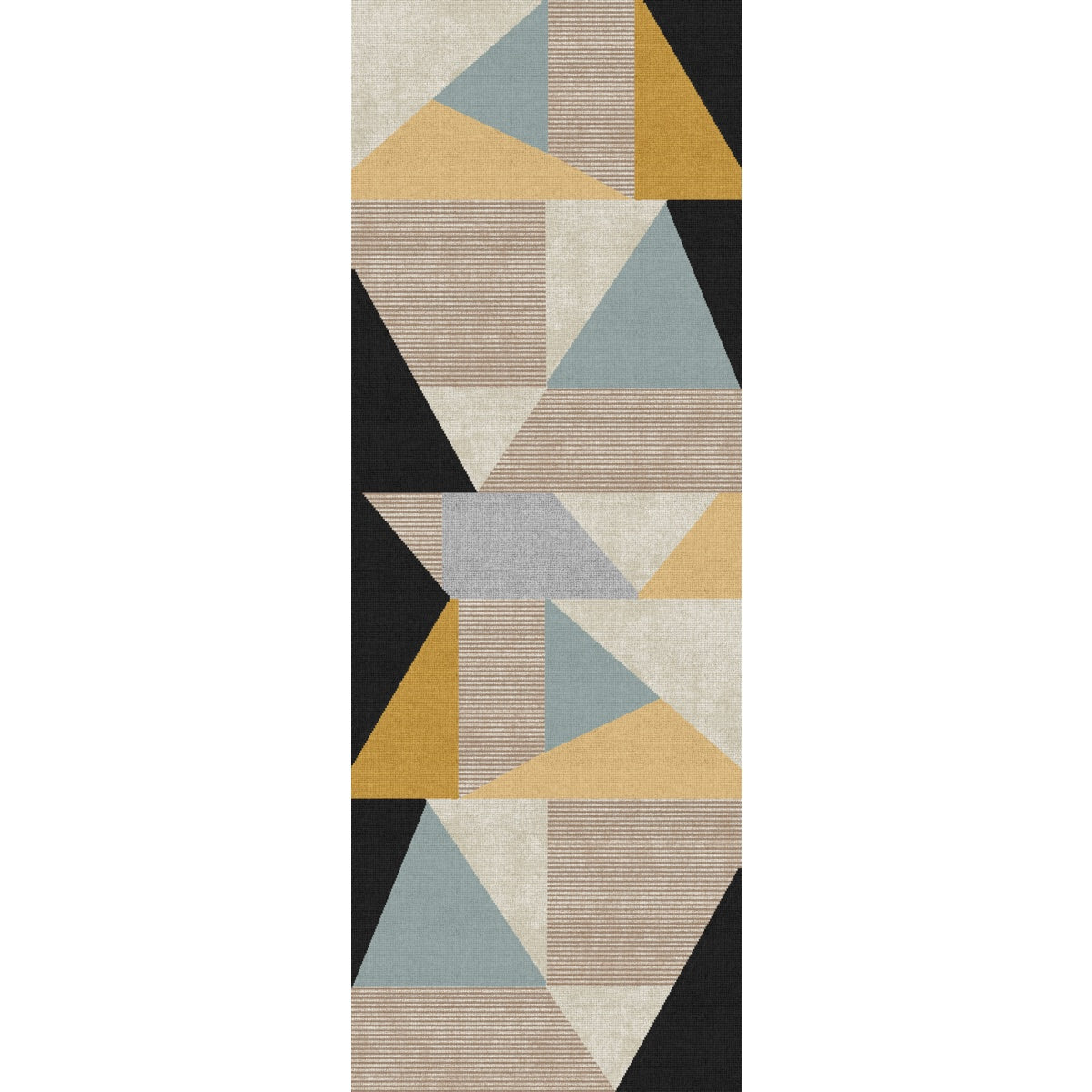 Mizza Black Yellow Multicolor Rug 
