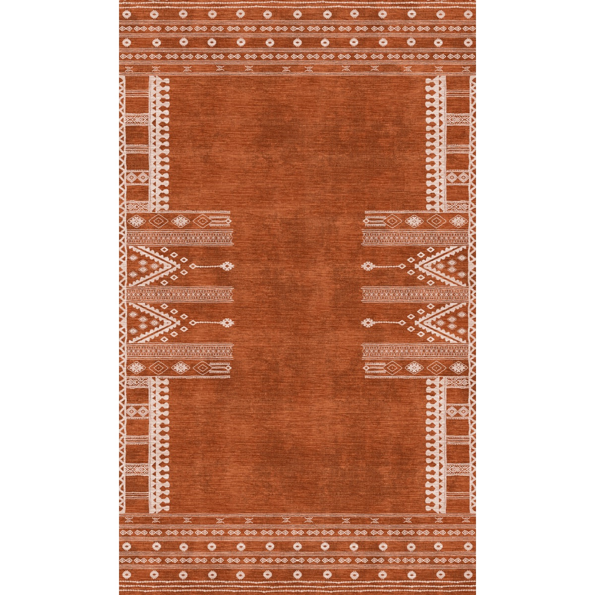 Mazela Orange Rug 