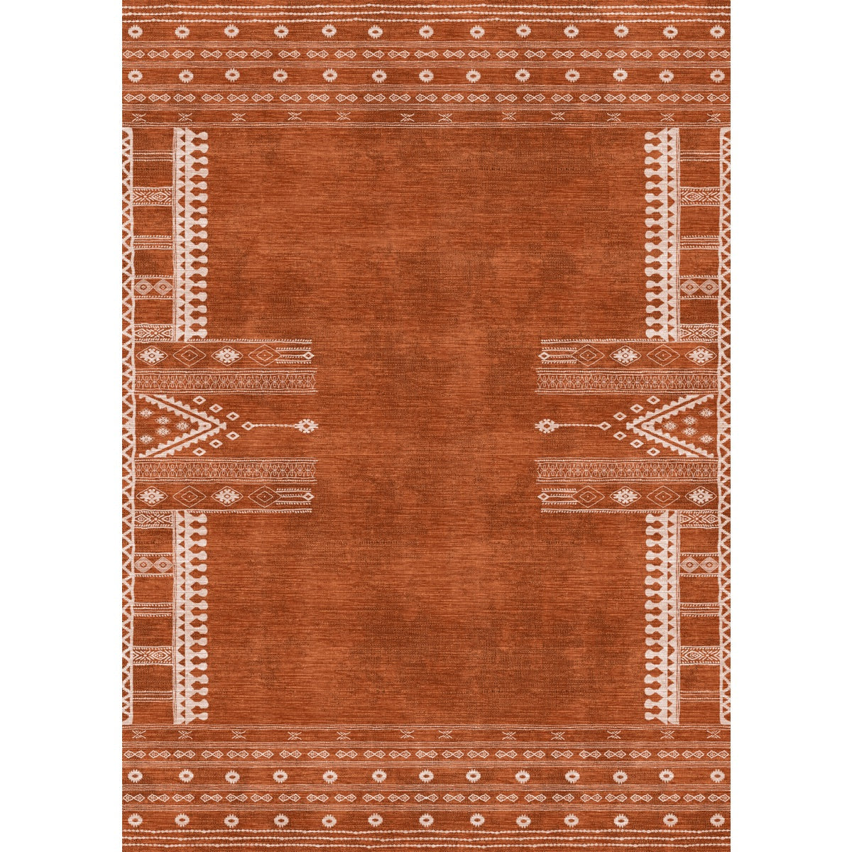 Mazela Orange Rug 
