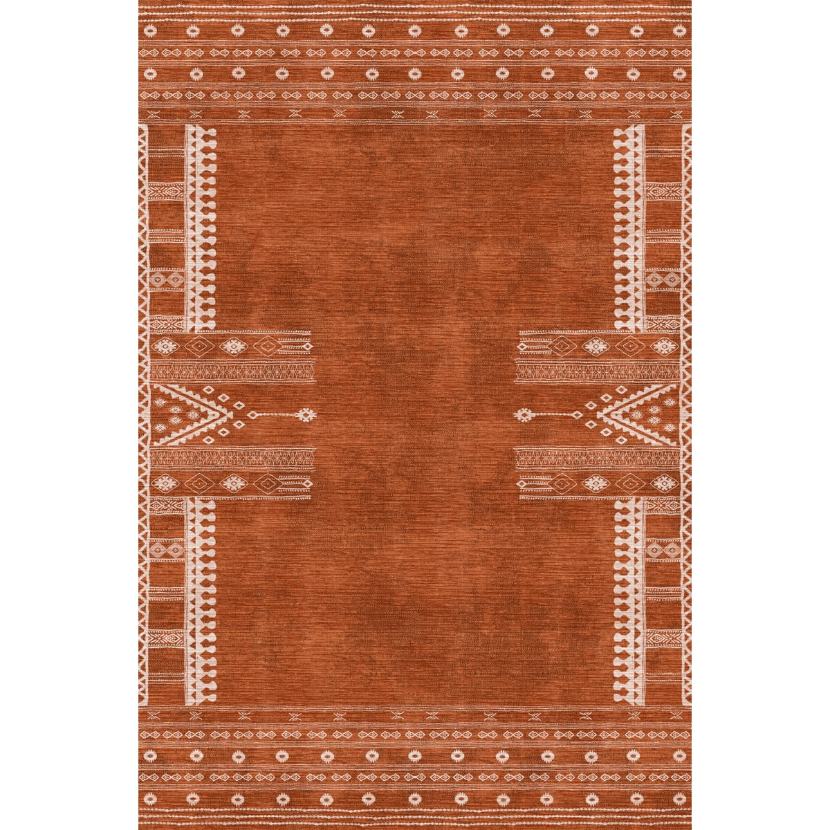 Mazela Orange Rug 