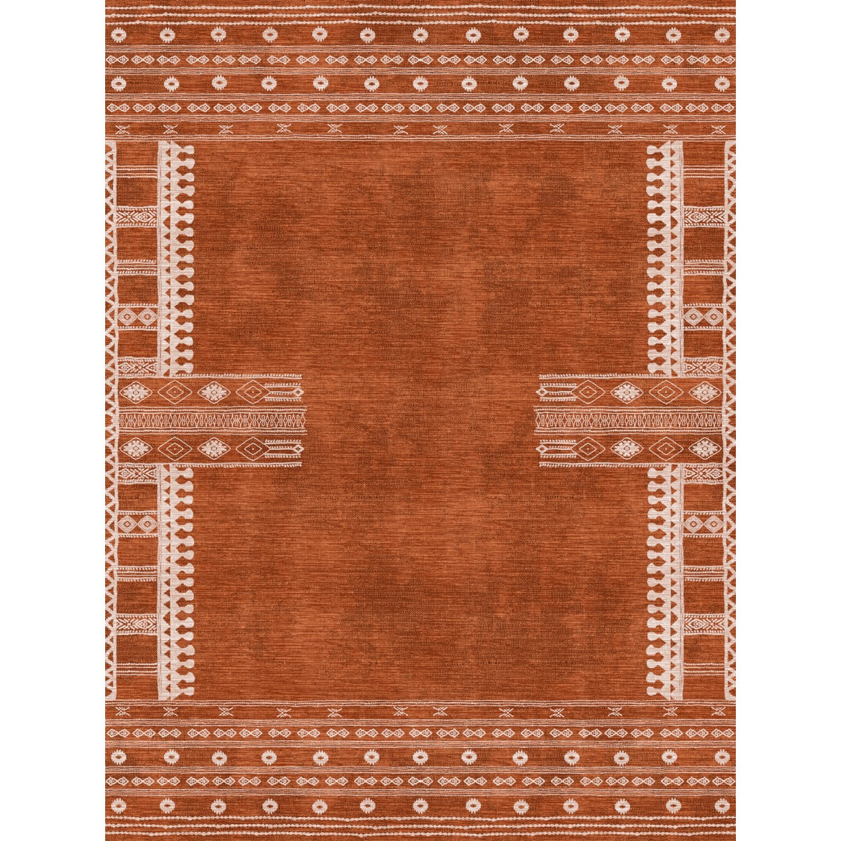 Mazela Orange Rug 