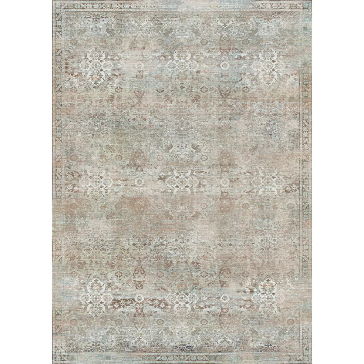 Kissara Beige Blue Rug 
