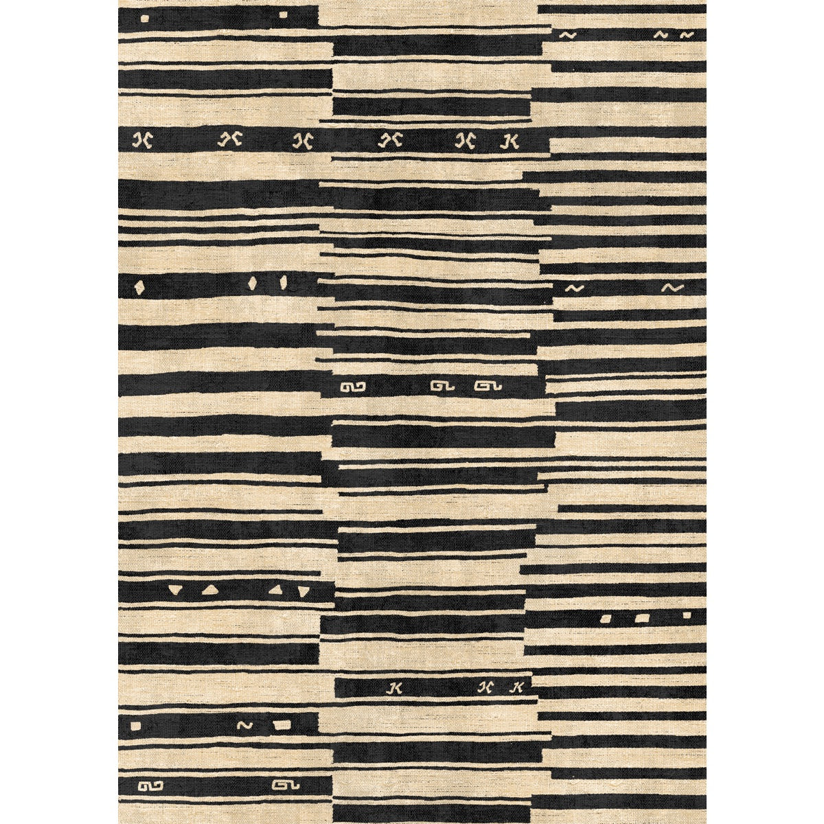 Xelara Natural Black Rug 