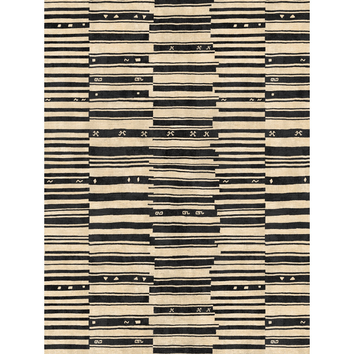 Xelara Natural Black Rug 