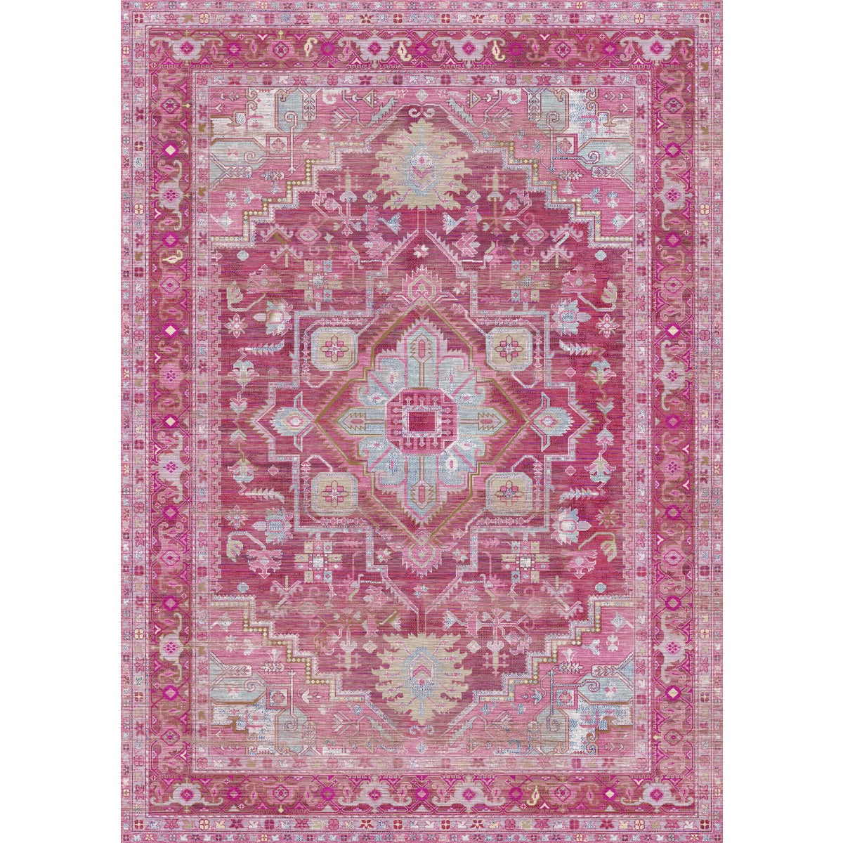 Ozana Pink Teal Rug 