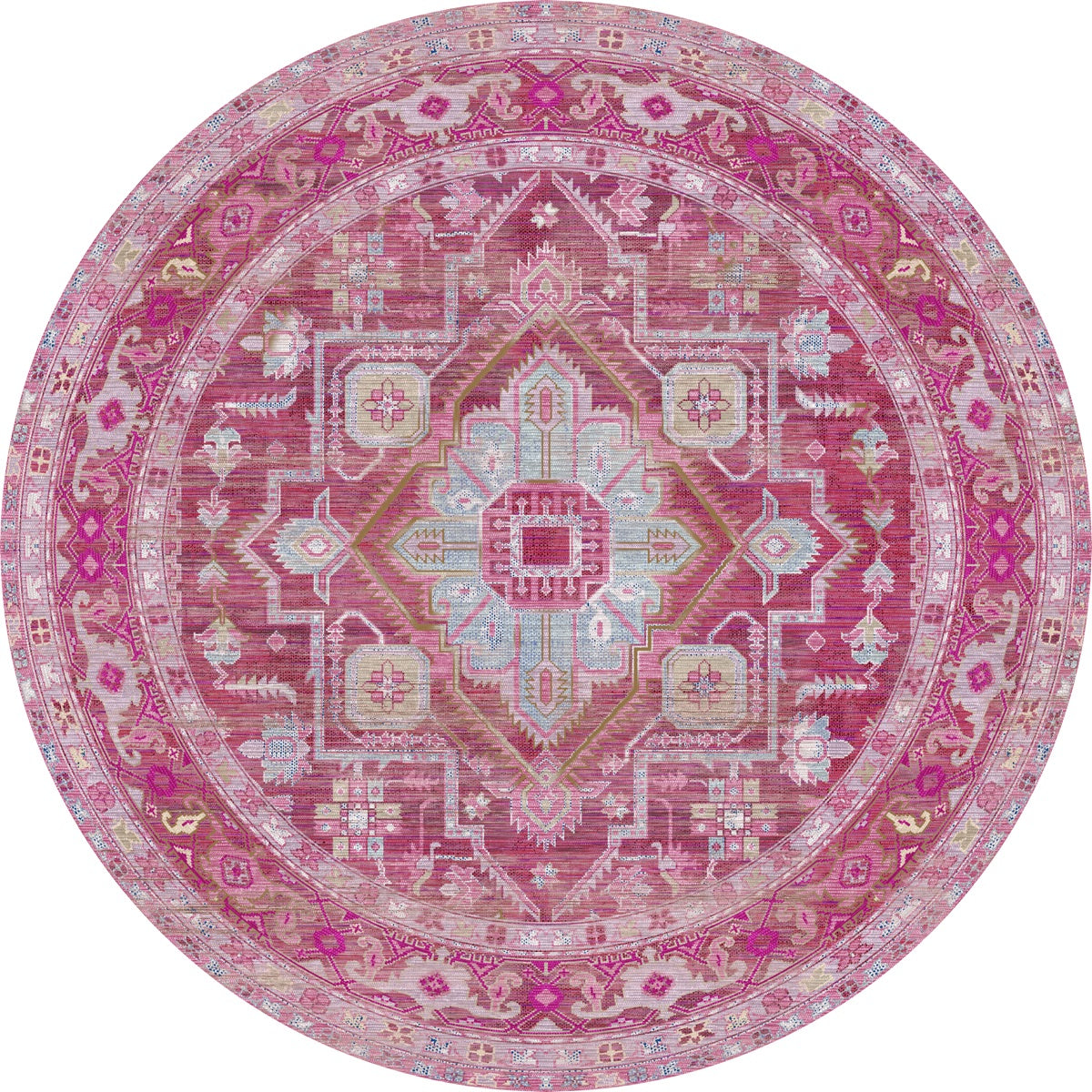 Ozana Pink Teal Rug 