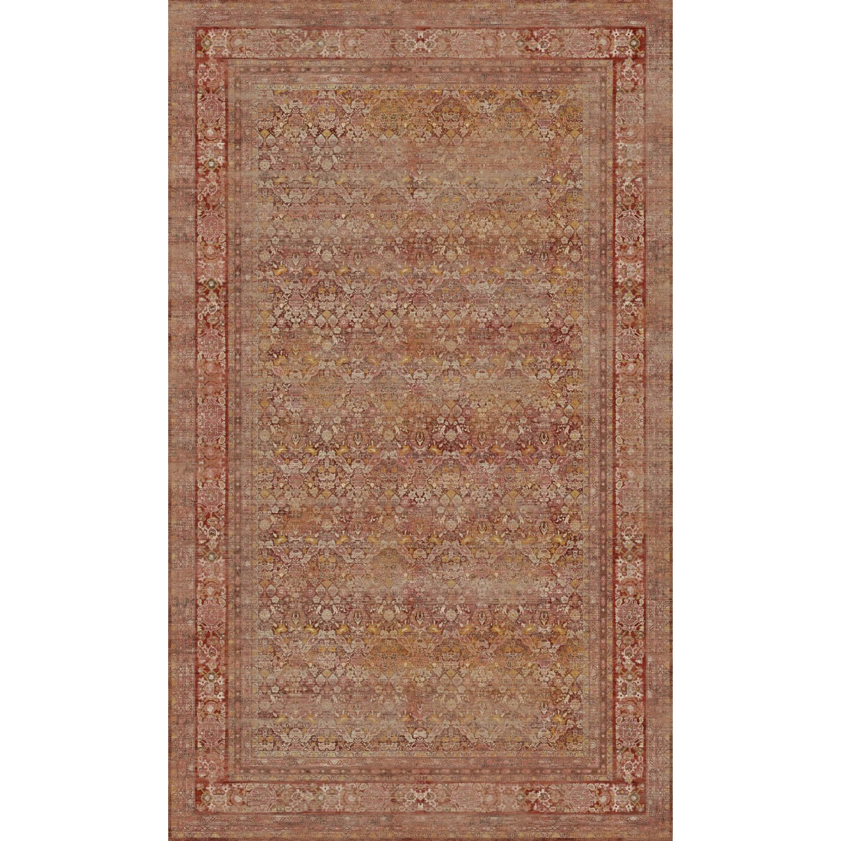 Copera Orange Multi Rug 