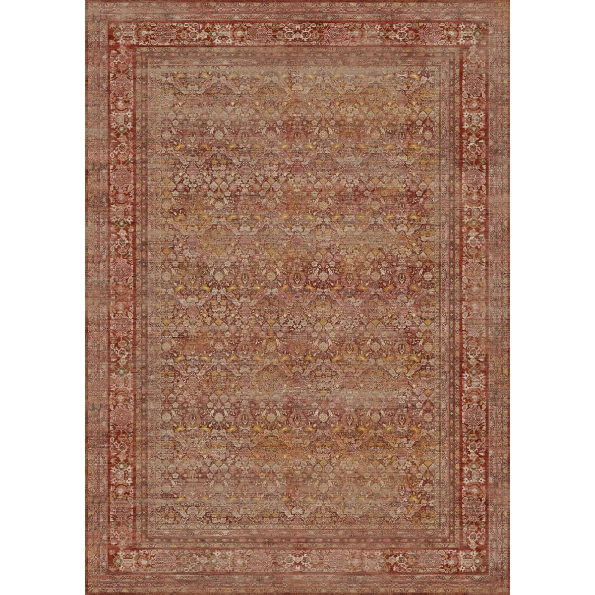 Copera Orange Multi Rug 