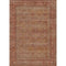 Copera Orange Multi Rug – Persian-Inspired Area Rug with Orange & Burgundy Hues, Machine Washable or Premium Linen, Perfect for Living Spaces