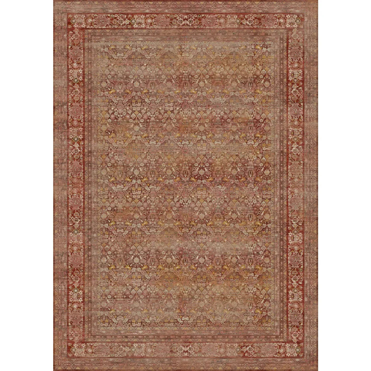 Copera Orange Multi Rug 