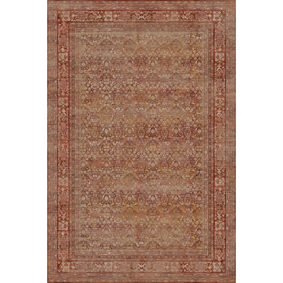 Copera Orange Multi Rug 