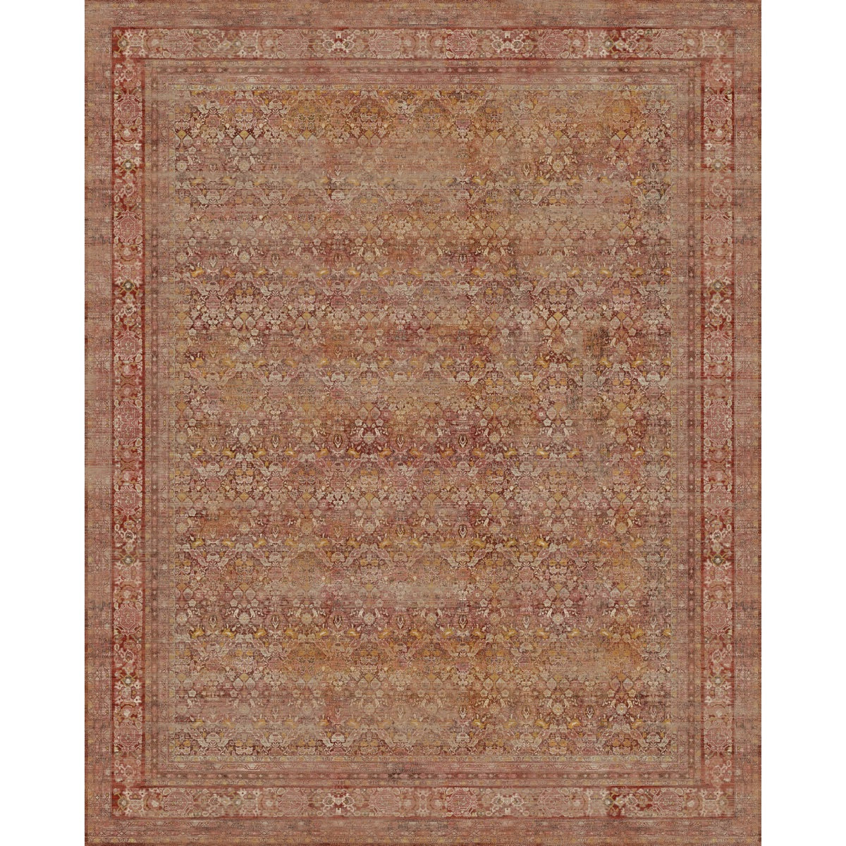Copera Orange Multi Rug 