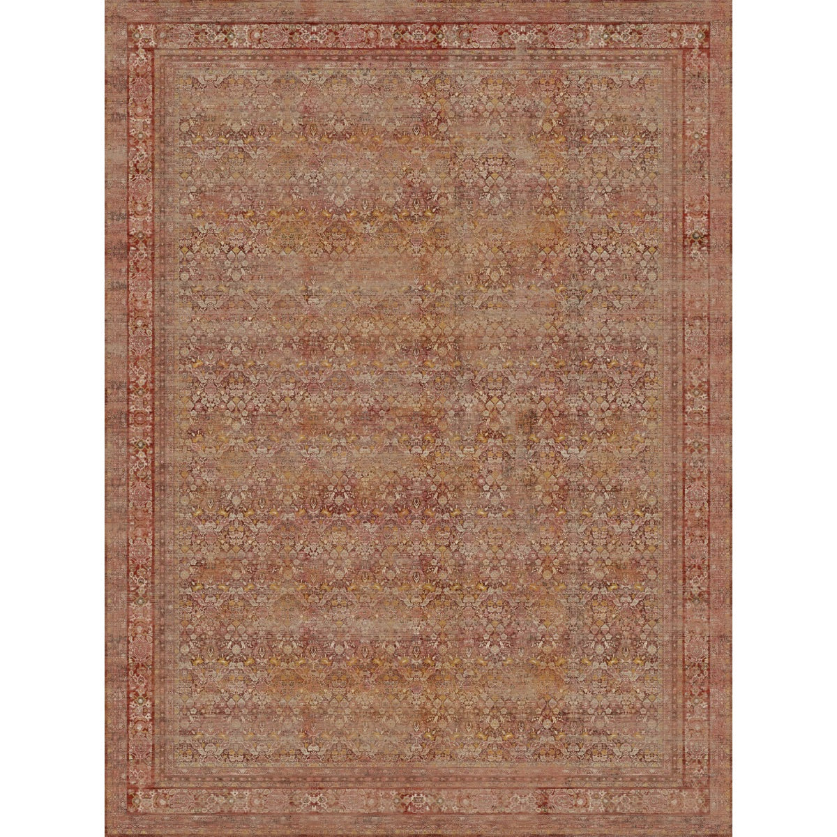 Copera Orange Multi Rug 
