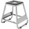 Universal Dirt Bike Stand, 1100 lbs Detachable Anti-Skid Steel Motorcycle Stand with Rubber Platform, Hole, Grey