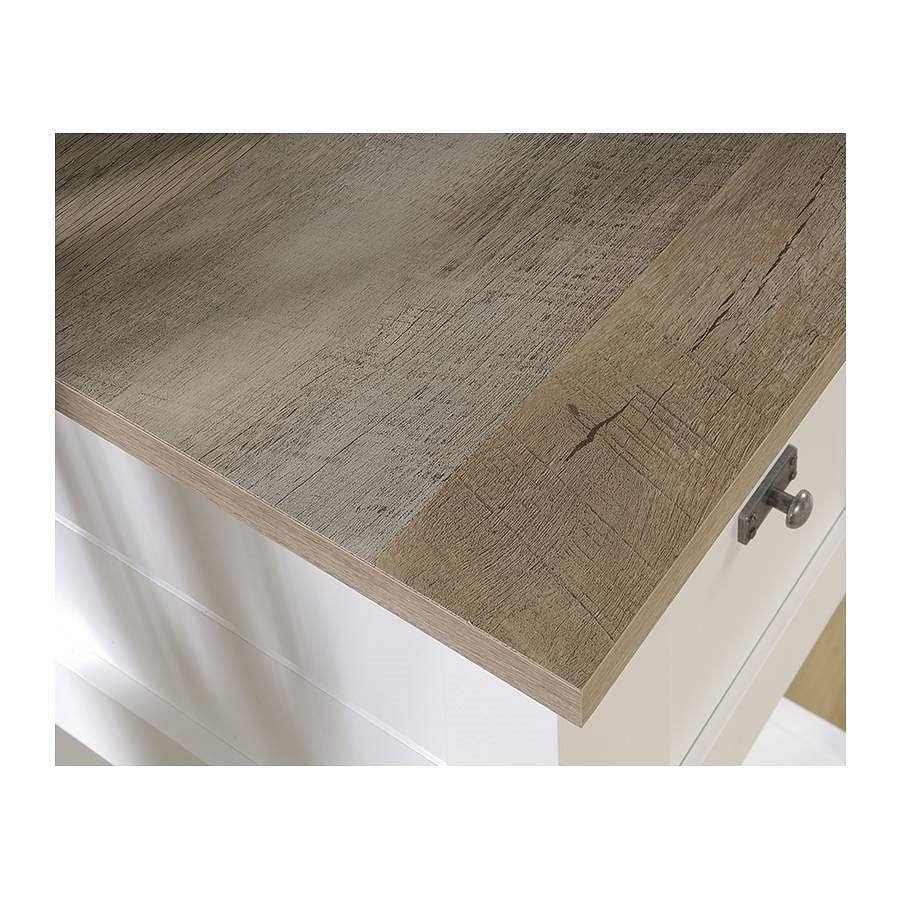 FarmHouse White Oak Top 2 Drawer Office Writing Desk - Made In USA - Free Shipping 