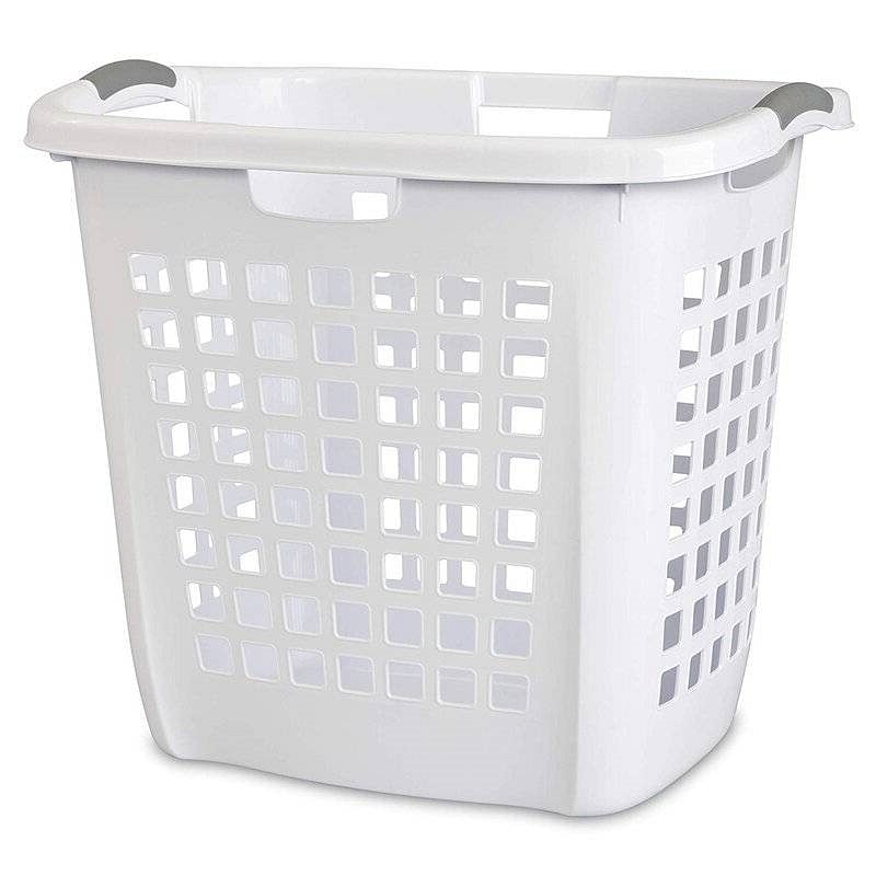 Set of 4 Heavy Duty Plastic Laundry Hamper Dirty Clothes Basket - Free Shipping