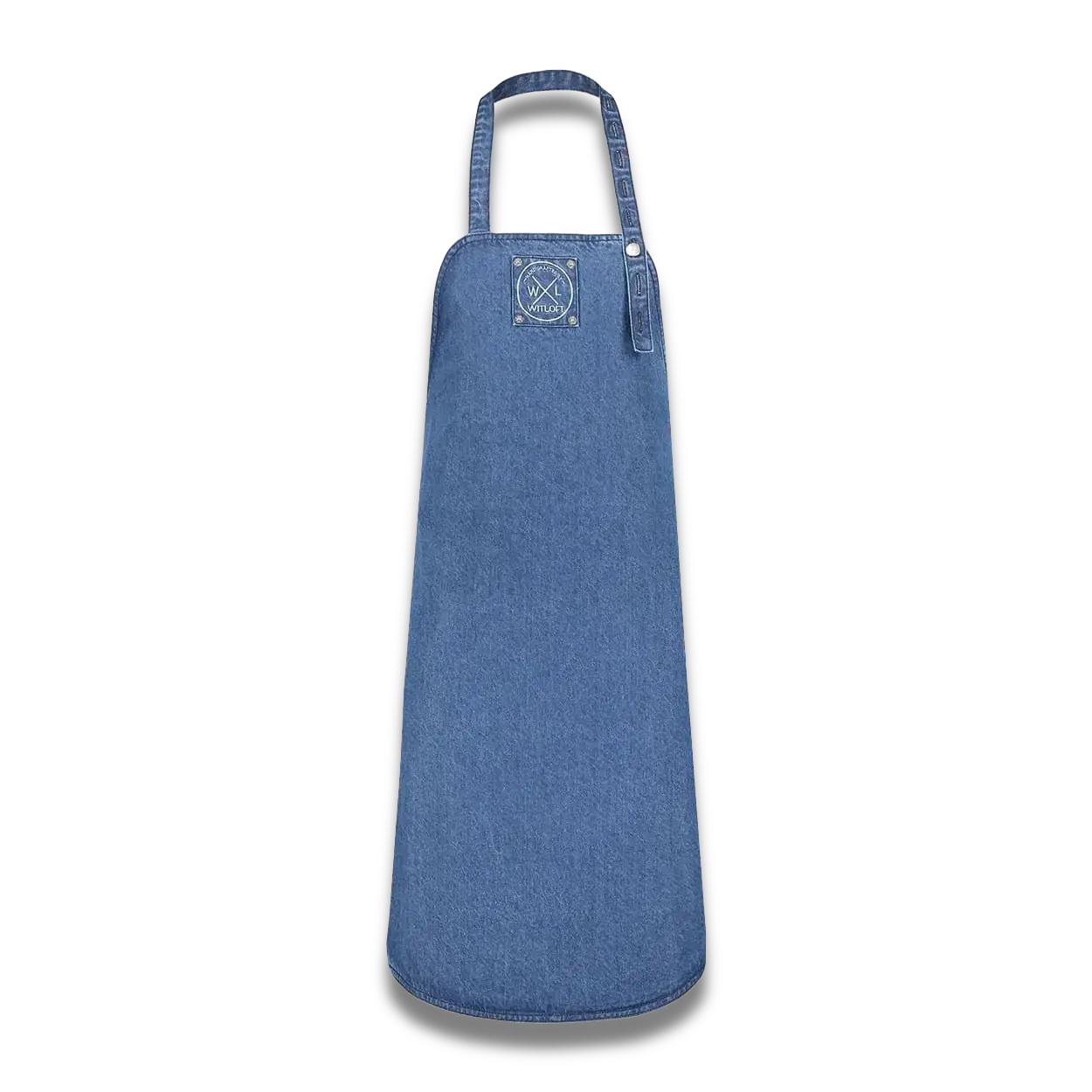 WITLOFT - Apron Denim Medium Long - Mid Blue 
