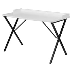 White Top Modern Student Teen Adult Writing Table Computer Desk - Free Shipping 