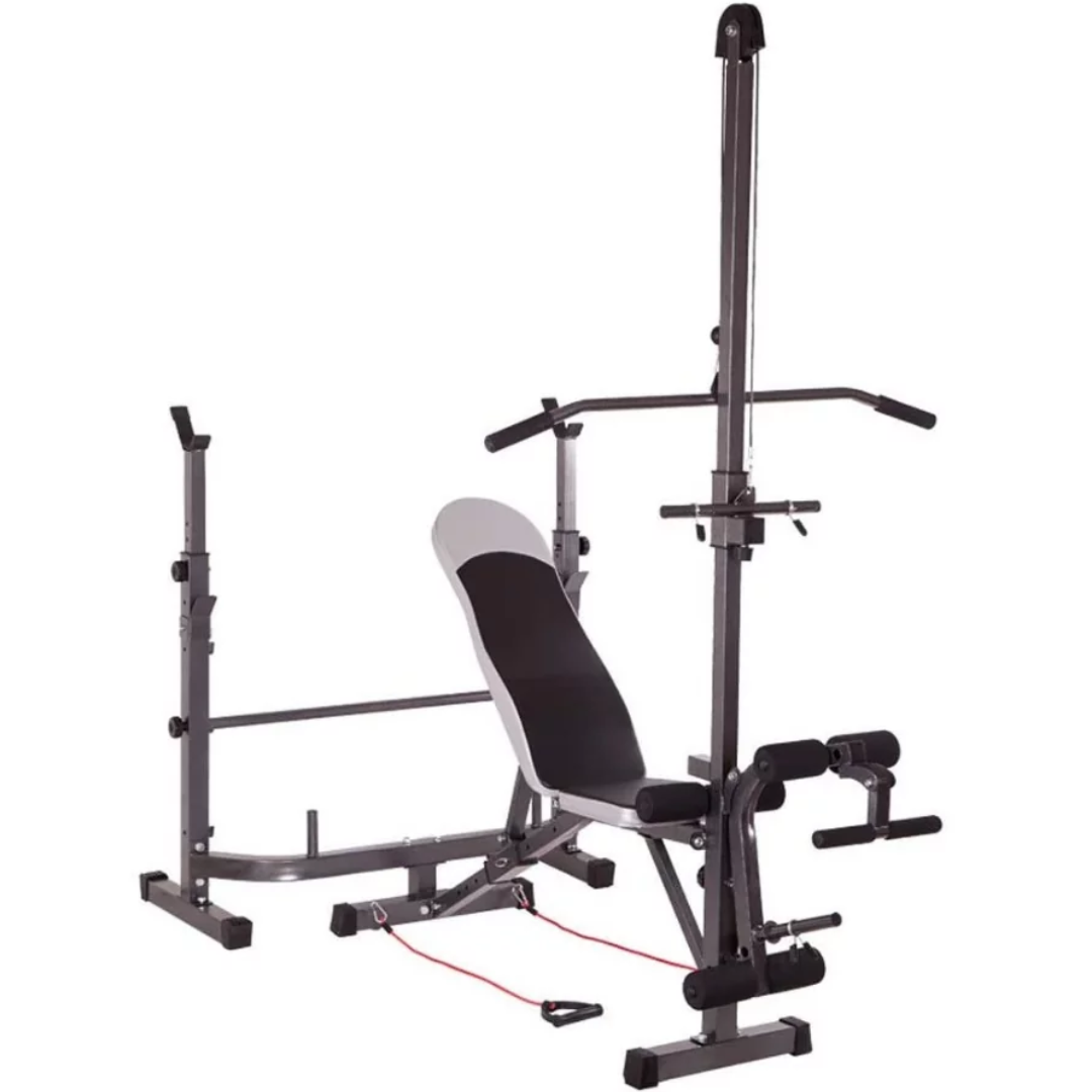 Adjustable Workout Bench with Weight Sets 