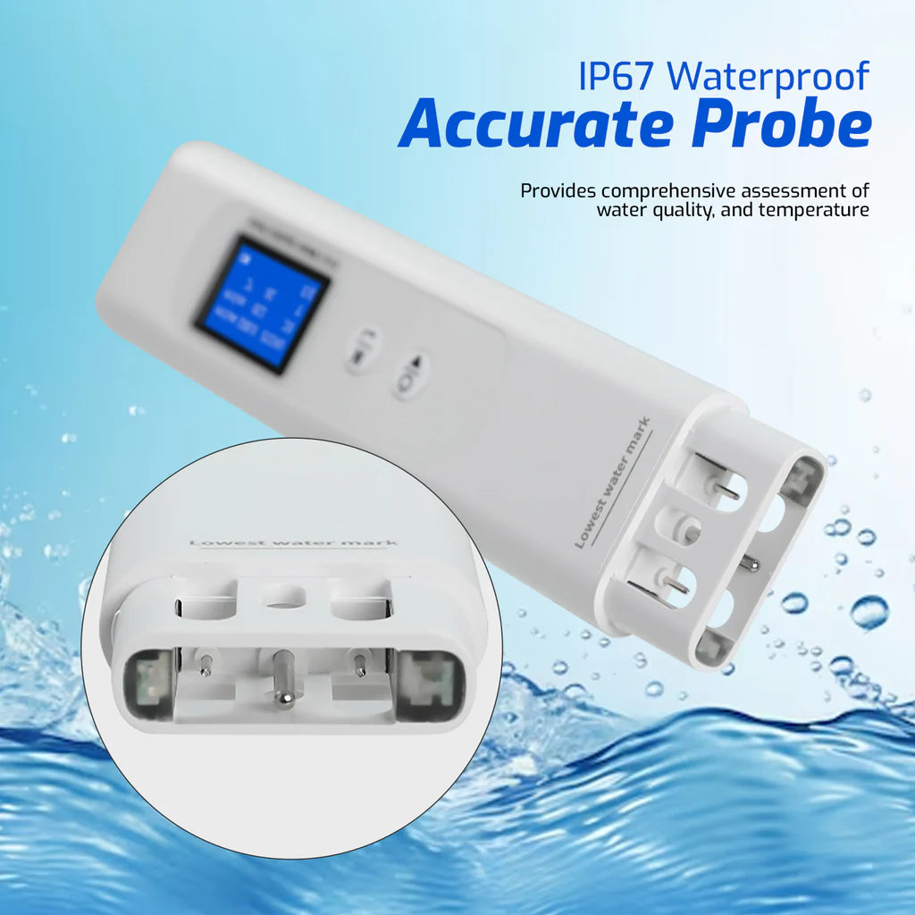 Multi-Parameter 9-in-1 Water Quality Tester with UV Absorbance, Smart Color Display & Temperature Compensation Price