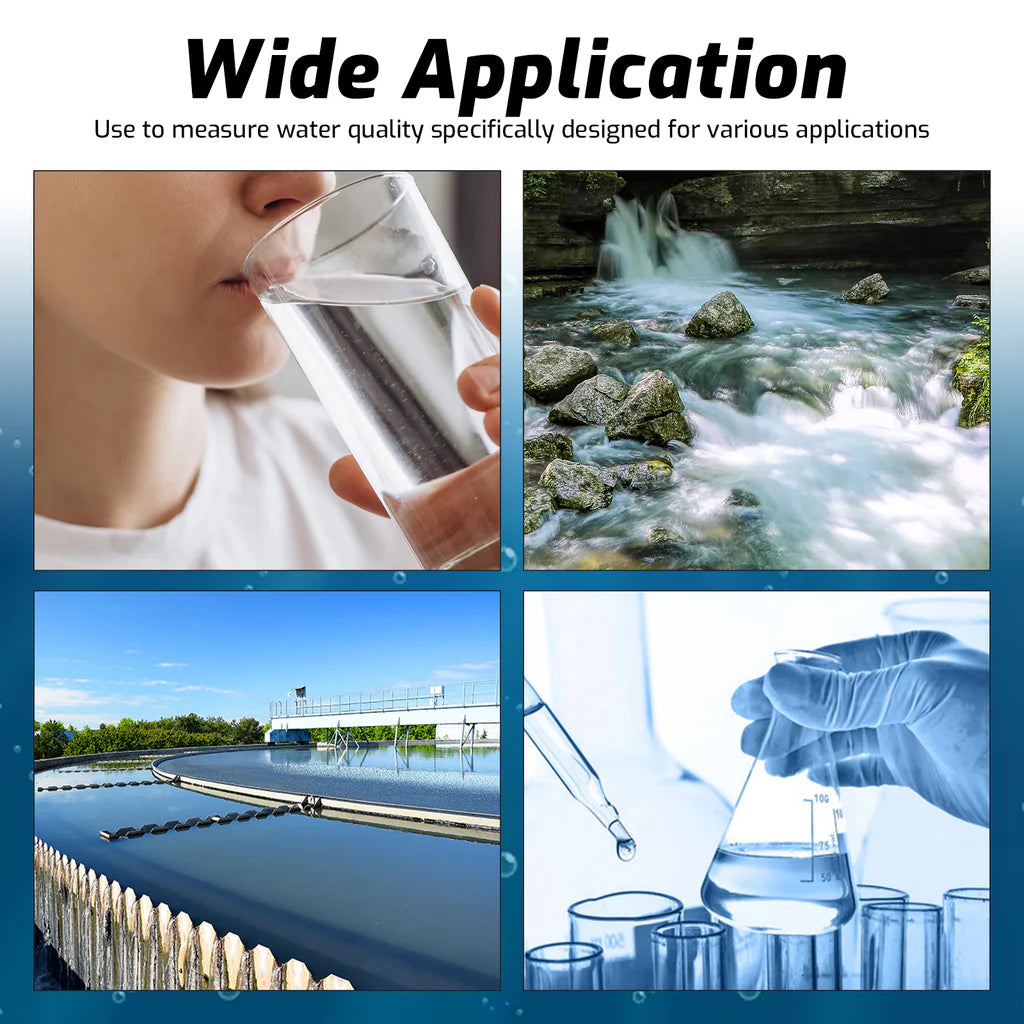 Multi-Parameter 9-in-1 Water Quality Tester with UV Absorbance, Smart Color Display & Temperature Compensation Price