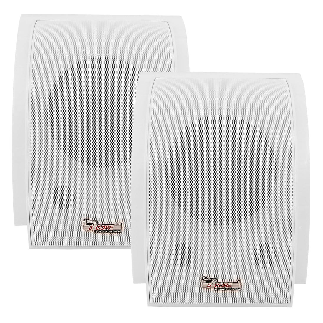 5Core 100W Peak Outdoor Stereo Speakers – Passive In-Wall Home Audio System