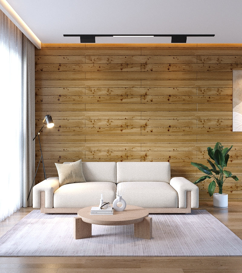 Revêtement mural miel  paquet de 10.6 pi2. 