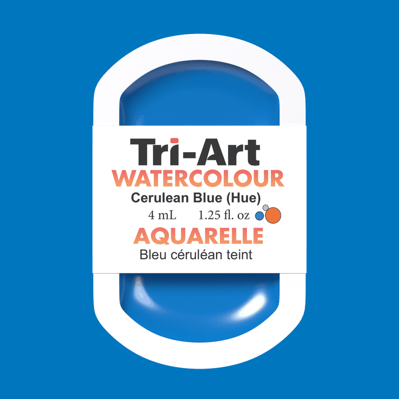 Tri-Art Water Colours - Cerulean Blue Hue 