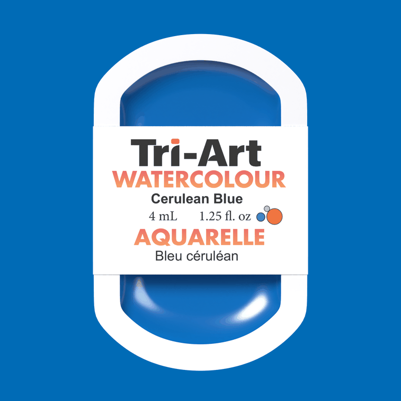 Tri-Art Water Colours - Cerulean Blue 
