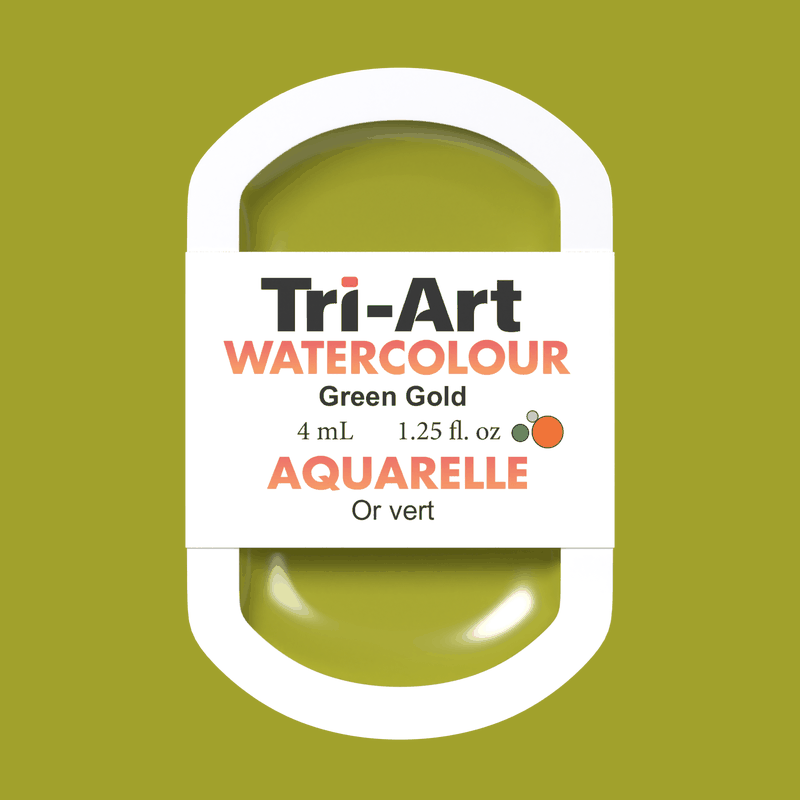 Tri-Art Water Colours - Green Gold 