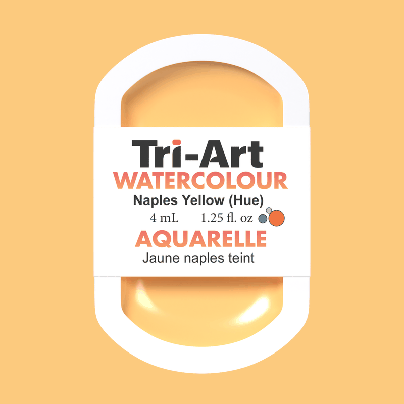 Tri-Art Water Colours - Naples Yellow Hue 