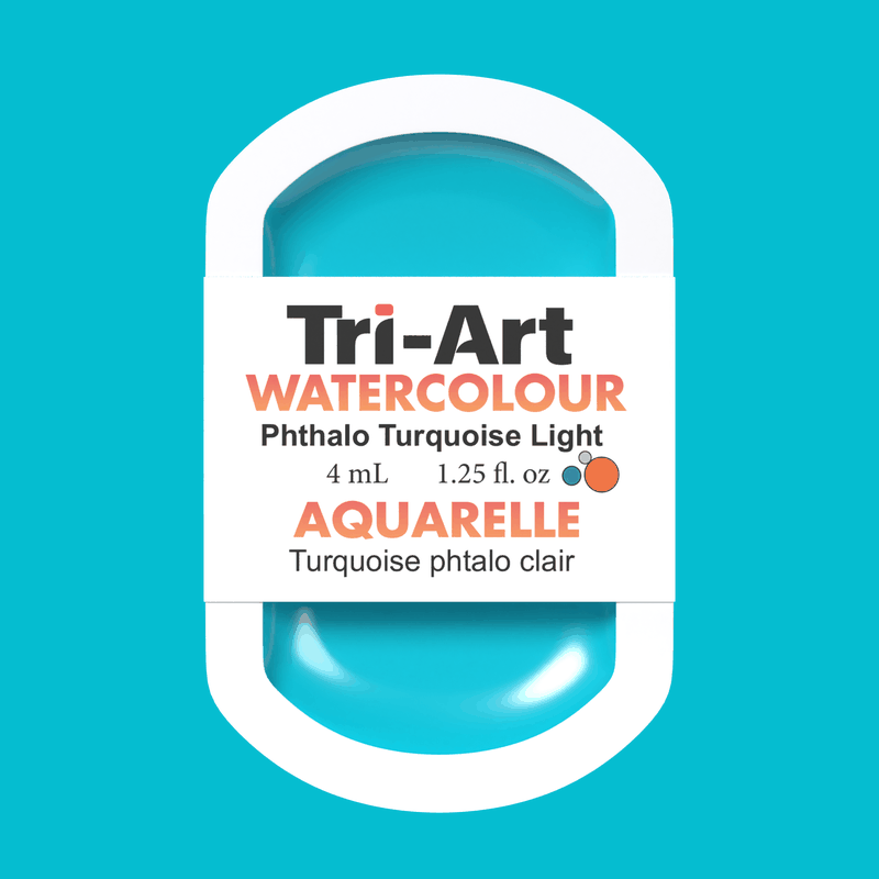 Tri-Art Water Colours - Phthalo Turquoise Light 
